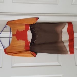 Alice + Olivia Silk Shift Dress